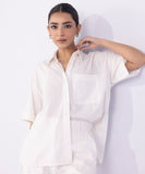 Sapphire Textured Short Sleeve Shirt WTOPS25V2036 West RTW 2025