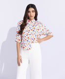 Sapphire Cropped Shirt With Elasticated Sleeves WTOPS25V2041 West RTW 2025
