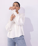 Sapphire V-Neck Top With Smocking Detail WTOPS25V2042 West RTW 2025