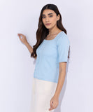 Sapphire Square-Neck Rib Top WTOPS25V2048 West RTW 2025
