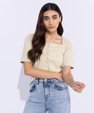 Sapphire Square-Neck Rib Top WTOPS25V2049 West RTW 2025