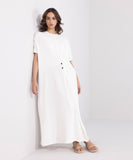 Sapphire T-Shirt Dress with Button Detail WTOPS25V3012 West RTW 2025