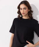 Sapphire Shoulder Padded T-Shirt WTOPS25V3035 West RTW 2025