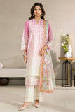 Zellbury Embroidered Shirt Shalwar Dupatta - 0083 Chikankari Collection 2026