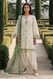 Zellbury Embroidered Shirt Shalwar Dupatta - 4049 Chikankari Cambric Collection 2026