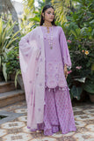 Zellbury Embroidered Shirt Shalwar Dupatta - 4052 Chikankari Cambric Collection 2026