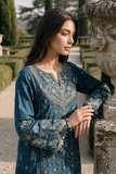 Zellbury Embroidered Shirt Shalwar Dupatta - 4061 Chikankari Cambric Collection 2026