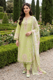 Zellbury Embroidered Shirt Shalwar Dupatta - 4073 Chikankari Cambric Collection 2026