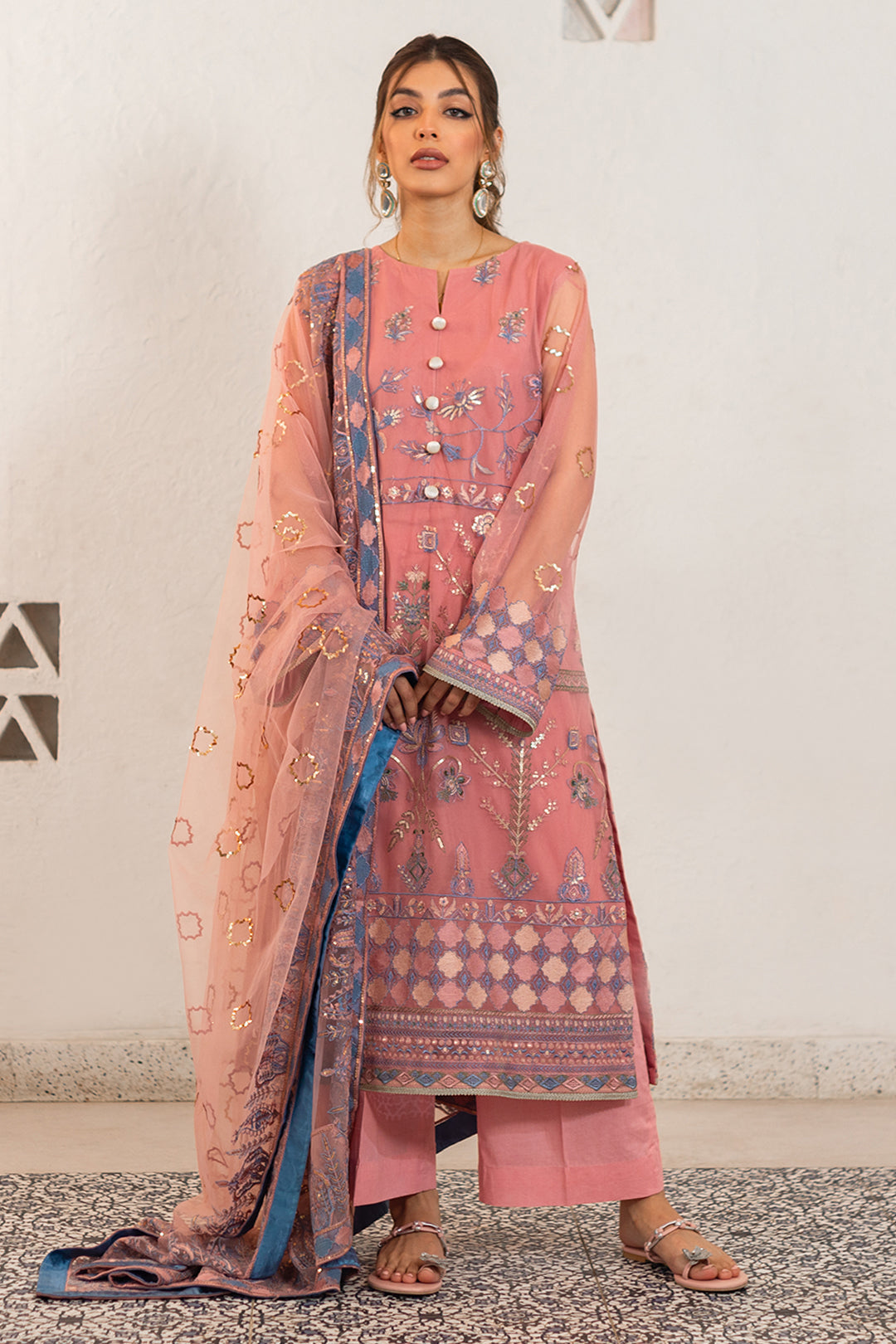 Zellbury Shirt Shalwar Dupatta 0284 Luxury Summer Collection 2024