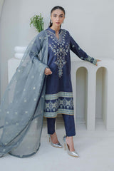 Zellbury Shirt Shalwar Dupatta 0300 Luxury Summer Collection 2024