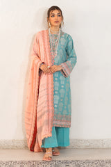 Zellbury Shirt Shalwar Dupatta 0323 Luxury Summer Collection 2024