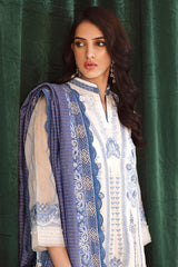 Zellbury Embroidered Shirt Shalwar Dupatta - 0292 Luxury Summer Collection 2024