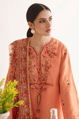 Zellbury Shirt Shalwar Dupatta 0296 Wulc23e30296 Luxury Summer Collection 2024