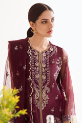 Zellbury Embroidered Shirt Shalwar Dupatta - 0298 Luxury Summer Collection 2024