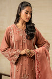 Zeen Wum35865 Salmon Peach Velvet Collection 2025
