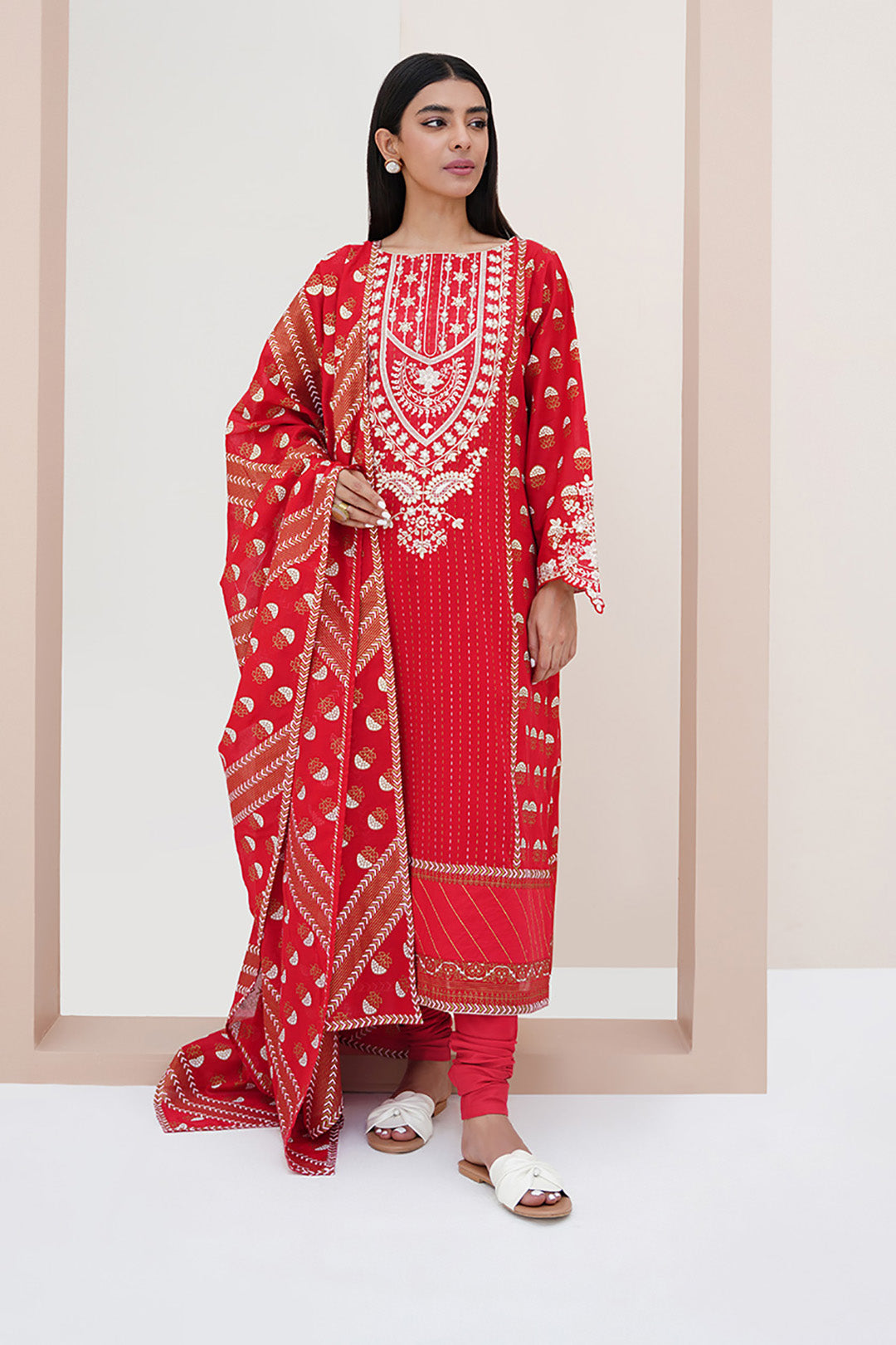 Zellbury Shirt Shalwar Dupatta 0195 Signature Summer Collection 2024