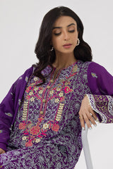 Zellbury Shirt Shalwar Dupatta 0196 Signature Summer Collection 2024