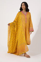 Zellbury Shirt Shalwar Dupatta 0199 Signature Summer Collection 2024