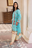 Zellburry Embroidered Shirt Dupatta - 1023 Essential Summer Lawn Collection 2024