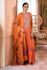 Zellburry Embroidered Shirt Shalwar Dupatta - 1098 Essential Summer Lawn Collection 2024