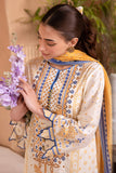 Zellburry Embroidered Shirt Shalwar Dupatta - 1101 Essential Summer Lawn Collection 2024