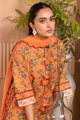 Zellburry Embroidered Shirt Shalwar Dupatta - 1108 Essential Summer Lawn Collection 2024