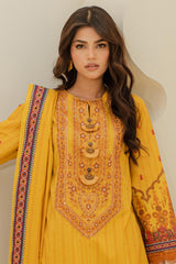 Zellburry Embroidered Shirt Shalwar Dupatta - 1244 Essential Summer Lawn Collection 2024