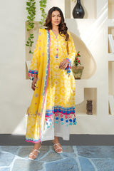 Zellburry Shirt Dupatta - 1655 Essential Summer Lawn Collection 2024