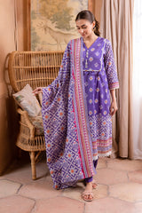 Zellburry Shirt Shalwar Dupatta 1050 Essential Summer Lawn Collection 2024