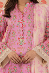 Zellburry Shirt Shalwar Dupatta - 1070 Essential Summer Lawn Collection 2024