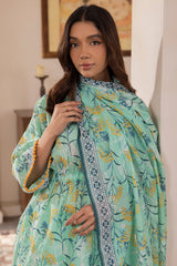 Zellburry Shirt Shalwar Dupatta - 1071 Essential Summer Lawn Collection 2024