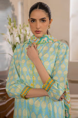 Zellburry Shirt Shalwar Dupatta - 1079 Essential Summer Lawn Collection 2024