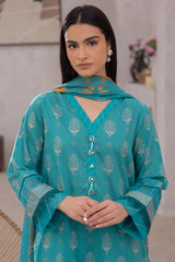 Zellburry Shirt Shalwar Dupatta - 1088 Essential Summer Lawn Collection 2024