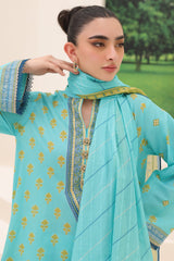 Zellburry Shirt Shalwar Dupatta - 1191 Essential Summer Lawn Collection 2024