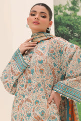 Zellburry Shirt Shalwar Dupatta - 1211 Essential Summer Lawn Collection 2024