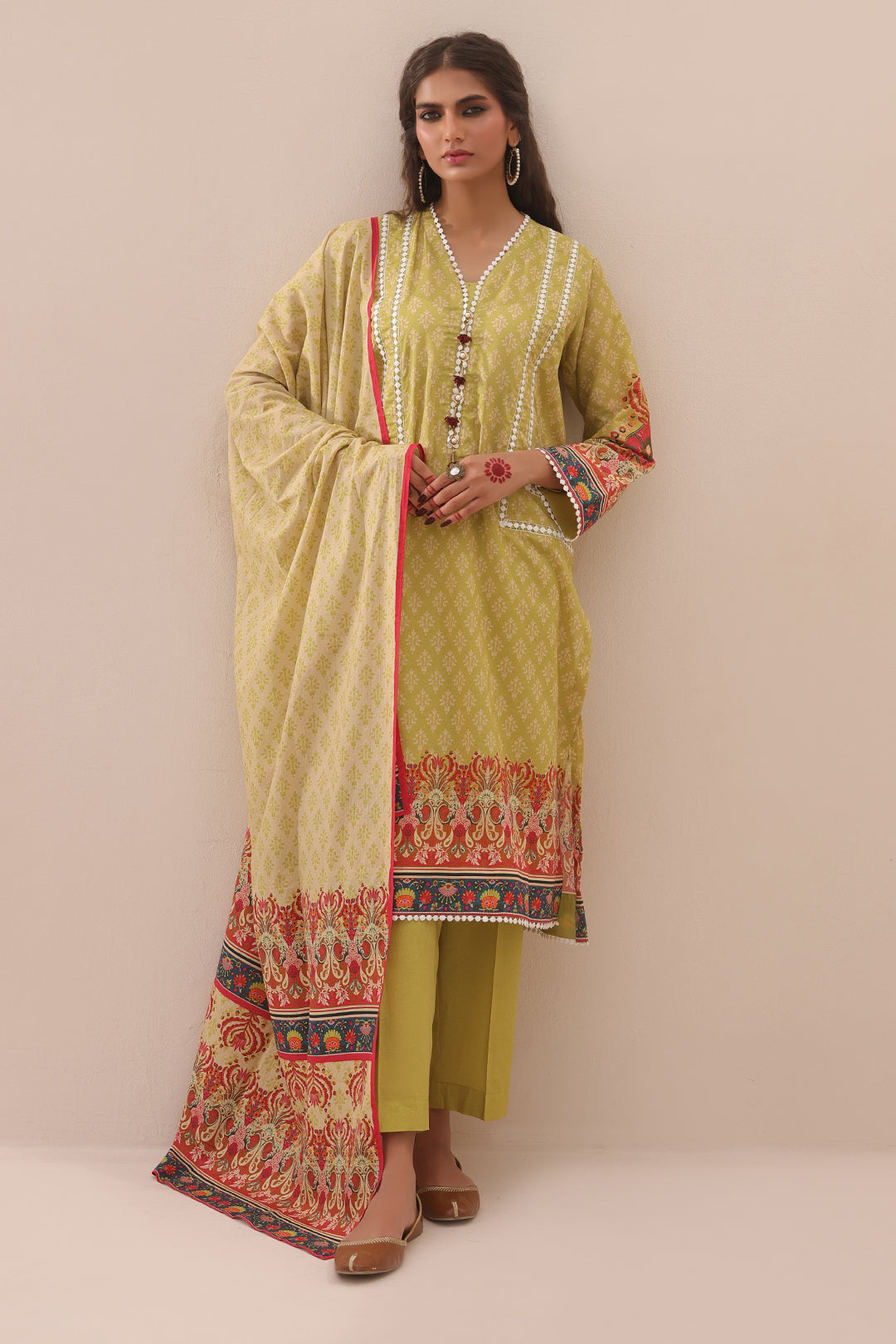 Zellburry Shirt Shalwar Dupatta - 1218 Essential Summer Lawn Collection 2024