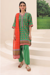 Zellburry Shirt Shalwar Dupatta - 1221 Essential Summer Lawn Collection 2024