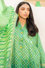 Zellburry Shirt Shalwar Dupatta - 1234 Essential Summer Lawn Collection 2024