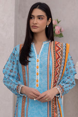 Zellburry Shirt Shalwar Dupatta 1638 Essential Summer Lawn Collection 2024