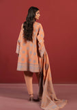 Bonanza Orange-Jacquard-3 Pc (WUS25JD3029) Satrangi Winter Collection 2025