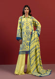Bonanza L-Yellow-Jacquard-3 Pc (WUS25JD3034) Satrangi Winter Collection 2025