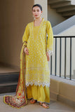 Zellbury Embroidered Shirt Shalwar Dupatta - 4087 Chikankari Cambric Collection 2026