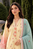 Zellbury Embroidered Shirt Shalwar Dupatta - 4094 Chikankari Cambric Collection 2026