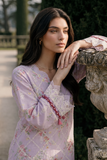 Zellbury Embroidered Shirt Shalwar Dupatta - 4097 Chikankari Cambric Collection 2026