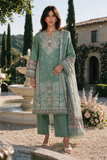 Zellbury Embroidered Shirt Shalwar Dupatta - 4134 Chikankari Cambric Collection 2026