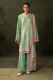 Zellbury Embroidered Shirt Shalwar Dupatta - 0224 Essential Winter Collection 2025