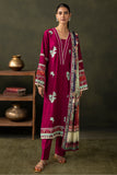 Zellbury Embroidered Shirt Shalwar Dupatta - 0235 Essential Winter Collection 2025