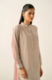 Zeen Woman WWT24107 Grey Lawn Prets 2024