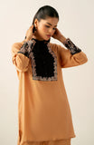 Zeen Woman WWT24109 Peach Lawn Prets 2024