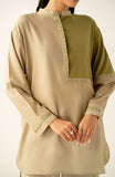 Zeen Woman WWT24108 Grey Lawn Prets 2024